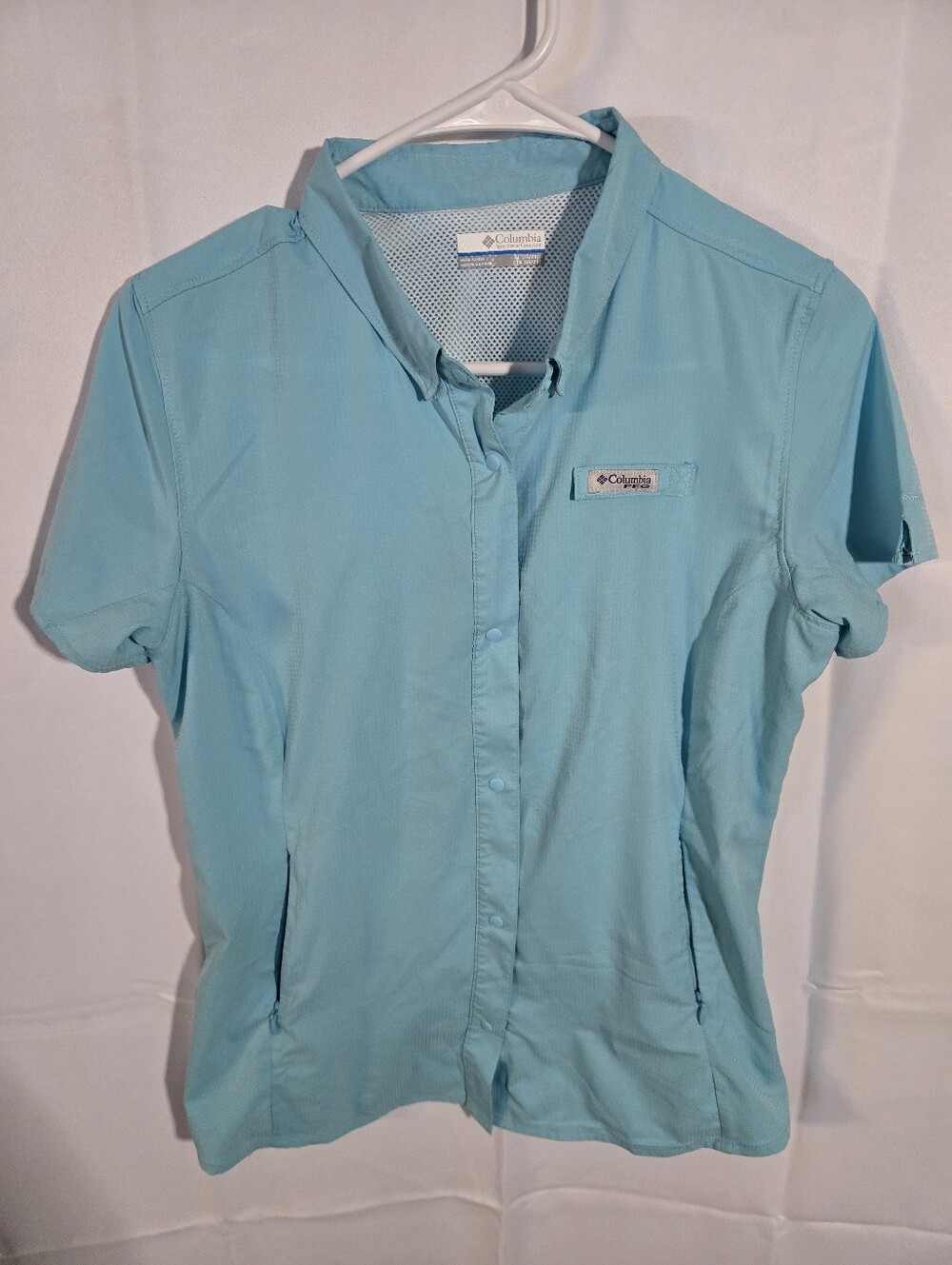 Women's Columbia Short Sleeve Button Up